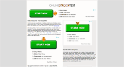 Desktop Screenshot of onlinestrooptest.com